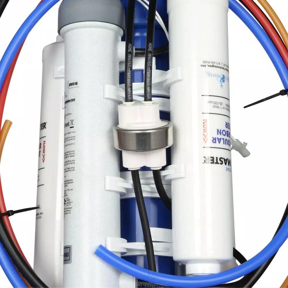 Home Master Ultra Reverse Osmosis System with Permeate Pump and UV Sterilization