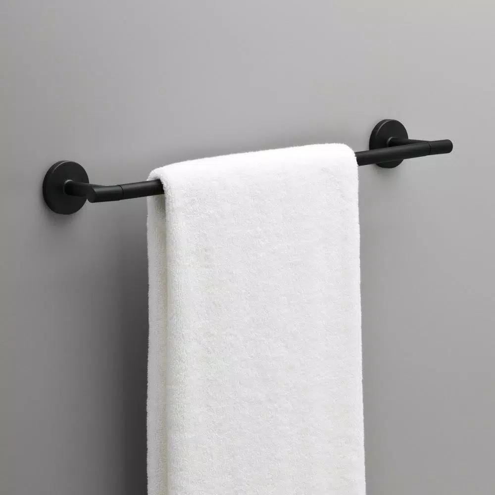 Delta Lyndall 18 in. Single Towel Bar, Matte Black