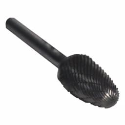 Drill America Solid Carbide Tree Radius End Burr, 1/4 in. x 5/8 in., 1/4 in. Shank thumbnail 2