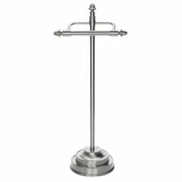 Moen Stockton Freestanding Pivoting Toilet Paper Holder, Brushed Nickel thumbnail 3