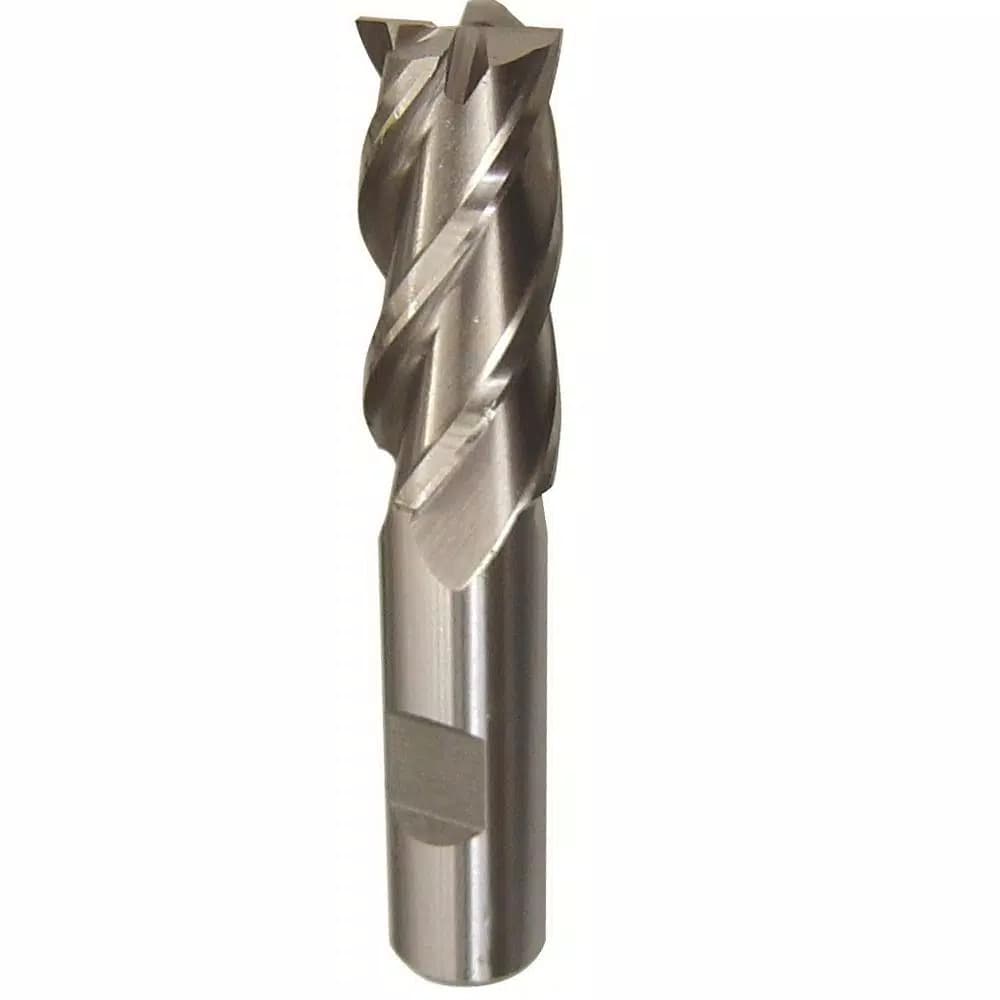 Drill America 7/16 in. Carbide 4-Flute Square End Mill Specialty Bit