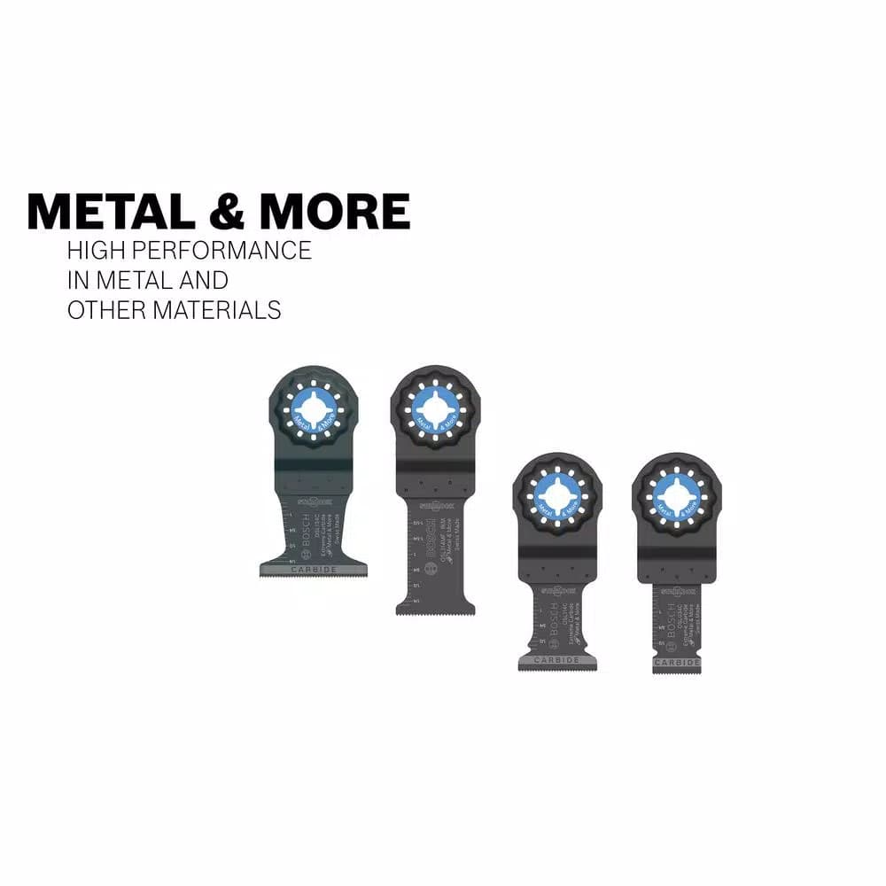 Bosch Starlock Carbide Oscillating Multi-Tool Blade Set, 2-Piece (3/4 in. and 1-1/4 in.)