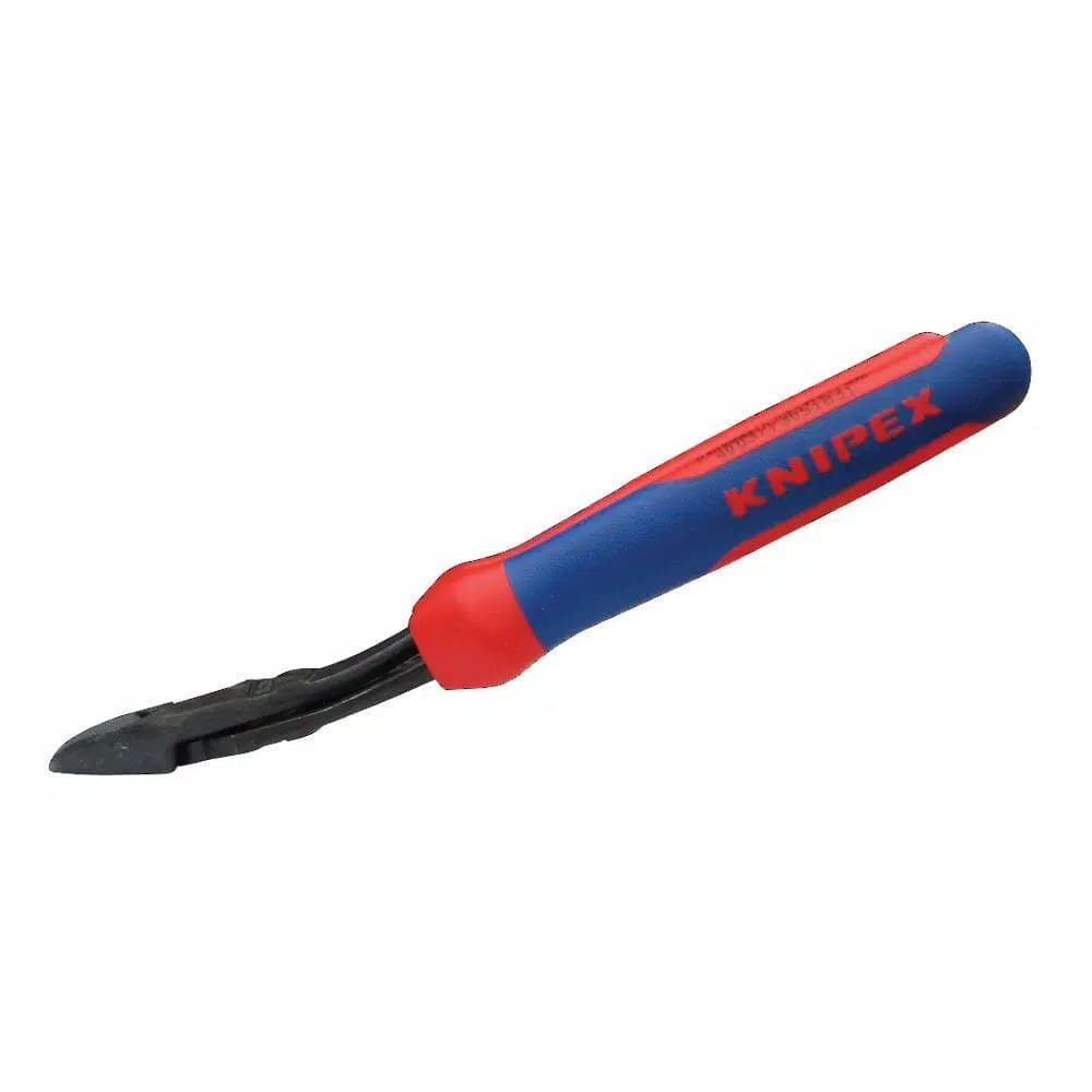 KNIPEX 10 in. High Leverage Angled Diagonal Cutters with Comfort Grip