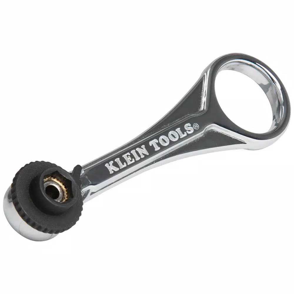 Klein Tools 1/4 in. Drive Mini Ratchet 6-Piece Set with Screwdriver Bits and Nut Drivers