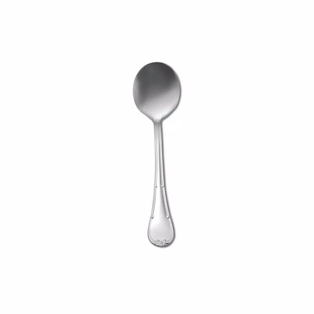 Oneida Titian 18/0 Stainless Steel Round Bowl Soup Spoons, Set of 12