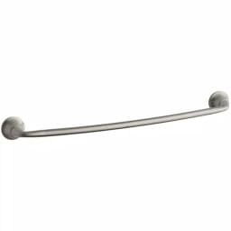 KOHLER Forte Sculpted 24 in. Single Towel Bar, Vibrant Brushed Nickel thumbnail 1