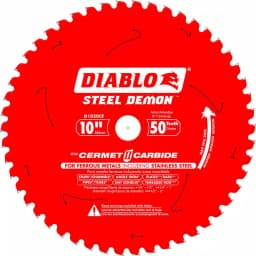 Diablo Steel Demon Cermet II 10 in. 50-Tooth Carbide Circular Saw Blade for Metal and Stainless Steel thumbnail 1