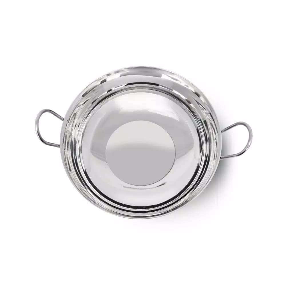 Unbranded 3.25 Qt. Stainless Steel Balti Pan with Dual Handles