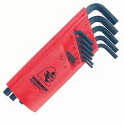 Bondhus Metric Hex End Long Arm L-Wrench Set with ProGuard Finish, 15-Piece thumbnail 1