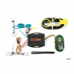 CURT Custom Vehicle-Trailer Wiring Harness, 4-Way Flat T-Connector for Nissan Altima, Maxima, Sentra thumbnail 1