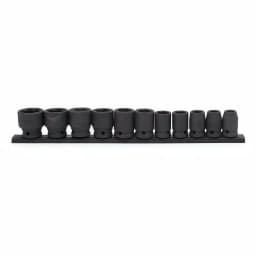 Husky 11-Piece 1/2 in. Drive SAE Standard Impact Socket Set thumbnail 1