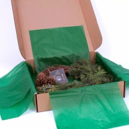 VAN ZYVERDEN 20 in. Live Fresh Cut Pacific Northwest Grapevine and Evergreen Christmas Wreath thumbnail 5