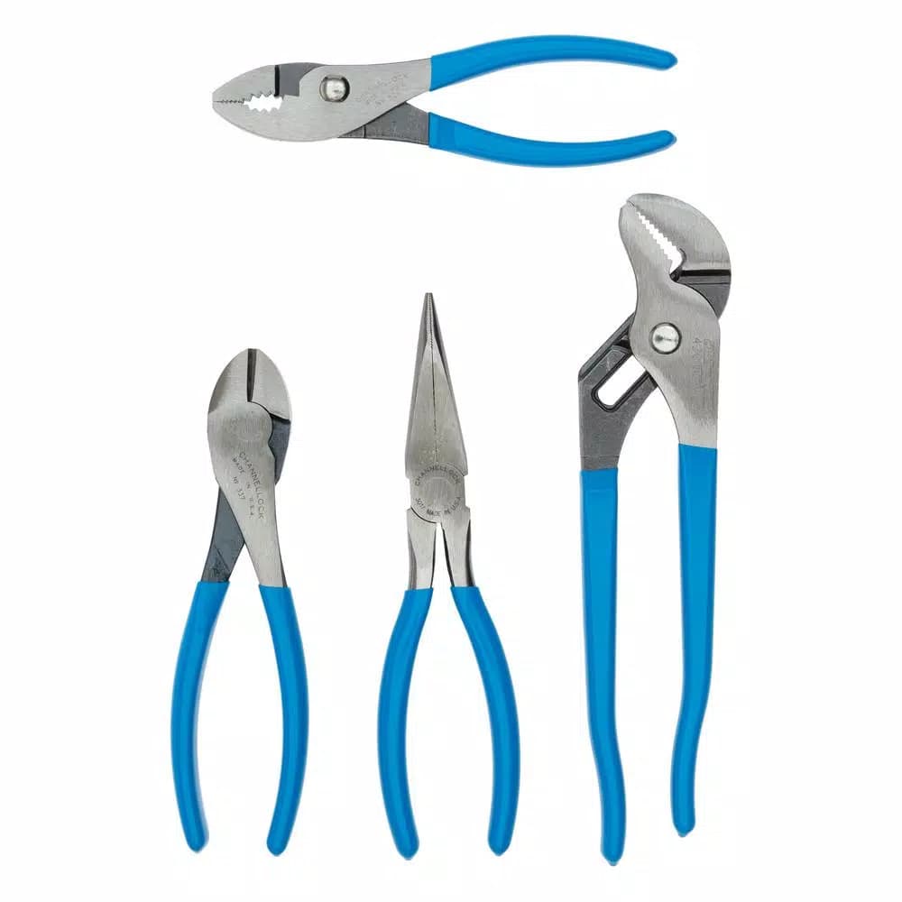 CHANNELLOCK 4-Piece Ultimate Plier Set, High-Carbon Steel Hand Tools