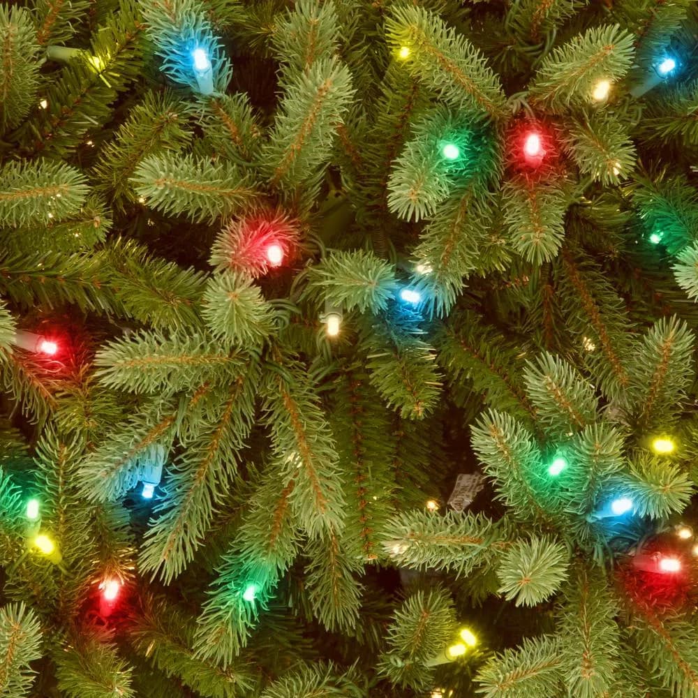 National Tree Company 9 ft. Jersey Fraser Fir Artificial Christmas Tree with 1500 Multicolor Lights