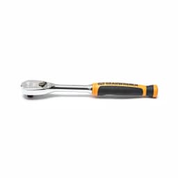 GearWrench 1/4 in. Drive 90-Tooth Dual Material Teardrop Ratchet, 6 in. thumbnail 4
