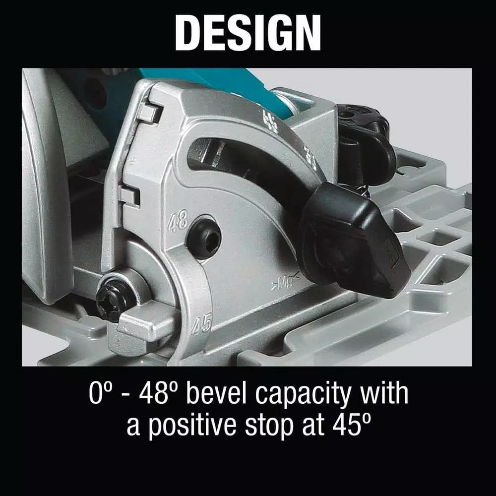 Makita 18V X2 LXT Brushless 7-1/4" Cordless Circular Saw Guide Rail Compatible Base (Tool-Only)