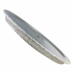 Monster 10 in. Brazed Diamond Profile Wheel for Tile, 3/8 in. Radius, 5/8 in. Arbor thumbnail 3
