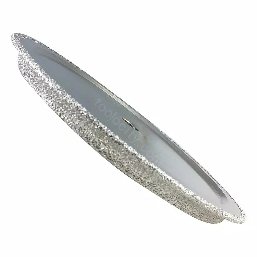 Monster 10 in. Brazed Diamond Profile Wheel for Tile, 3/8 in. Radius, 5/8 in. Arbor