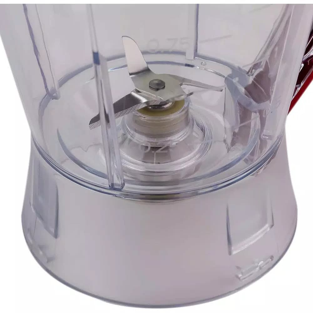 Ovente 400W Professional Blender, 50 oz 2-Speed Jar Blender with Pulse, Stainless Steel Blades, Red