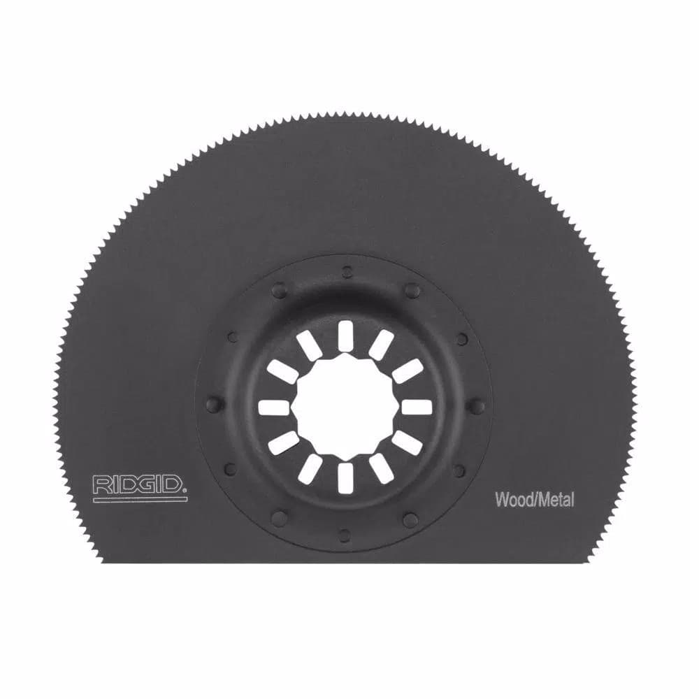 RIDGID JobMax 3.5 in. High Speed Steel Flush Cut Blade for Multi-Tools