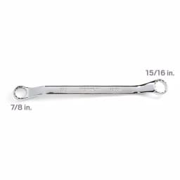 TEKTON 7/8 in. x 15/16 in. 45° Offset Double Box End Wrench thumbnail 2