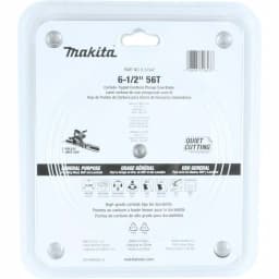 Makita 6-1/2 in. 56-Teeth Carbide Tipped Plunge Saw Blade for Wood, MDF, and Laminate thumbnail 4