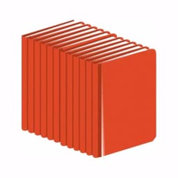 AdirPro Engineer's Field Book, 12-Pack, Bright Orange Heavy Duty Covers thumbnail 1