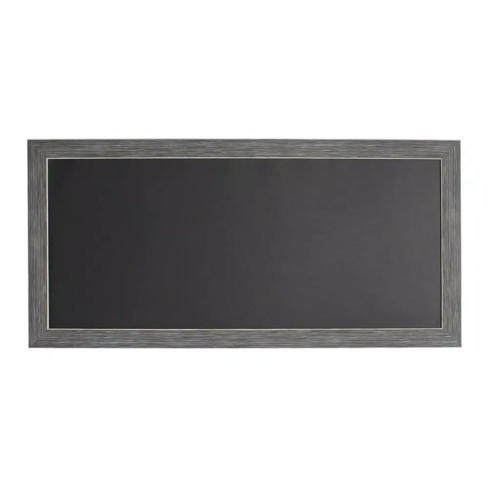 DesignOvation Wyeth Framed Magnetic Chalkboard Memo Board, 13 x 26 inch
