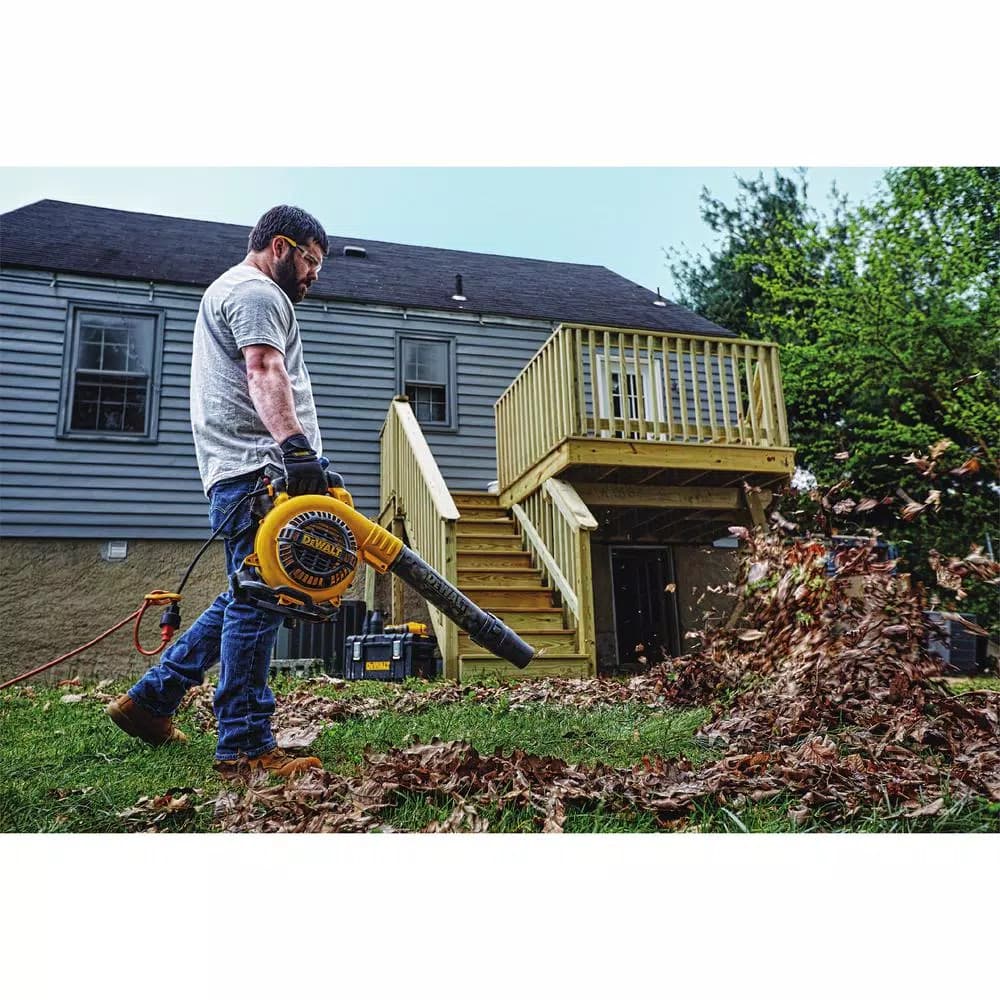 DEWALT 12 Amp Corded Electric Handheld Leaf Blower, 409 CFM, 189 MPH