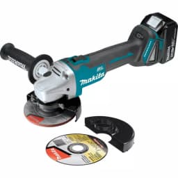 Makita 18V LXT Brushless 4-1/2" / 5" Cordless Angle Grinder Kit with 5.0Ah Batteries and Charger thumbnail 6