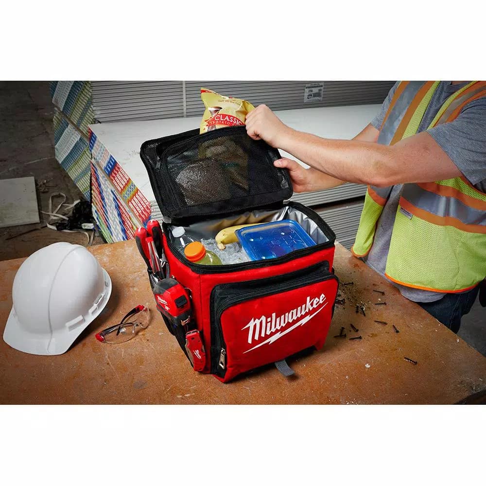 Milwaukee 21 Qt. Soft Sided Jobsite Lunch Cooler with Double Insulation