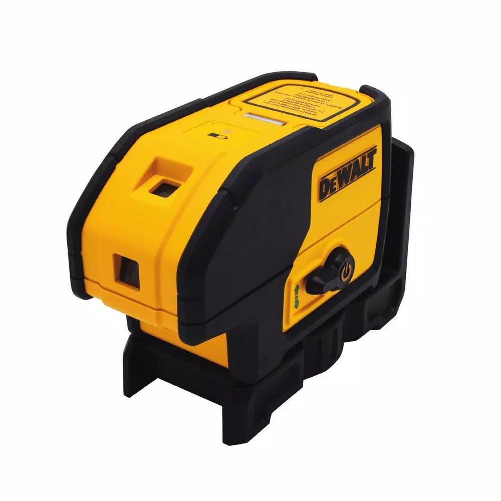 DEWALT Green 3-Spot Self-Leveling Laser Level with Case and (2) AA Batteries