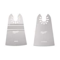 Milwaukee OPEN-LOK 2-Piece Stainless Steel Scraper Blade Kit for Oscillating Multi-Tools thumbnail 1