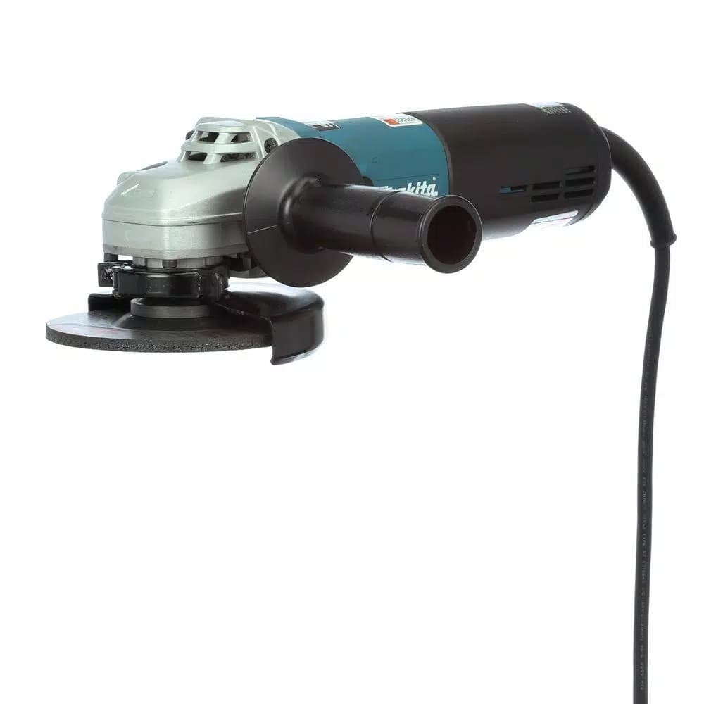 Makita 5 in. 12 Amp SJS High-Power Angle Grinder with Variable Speed