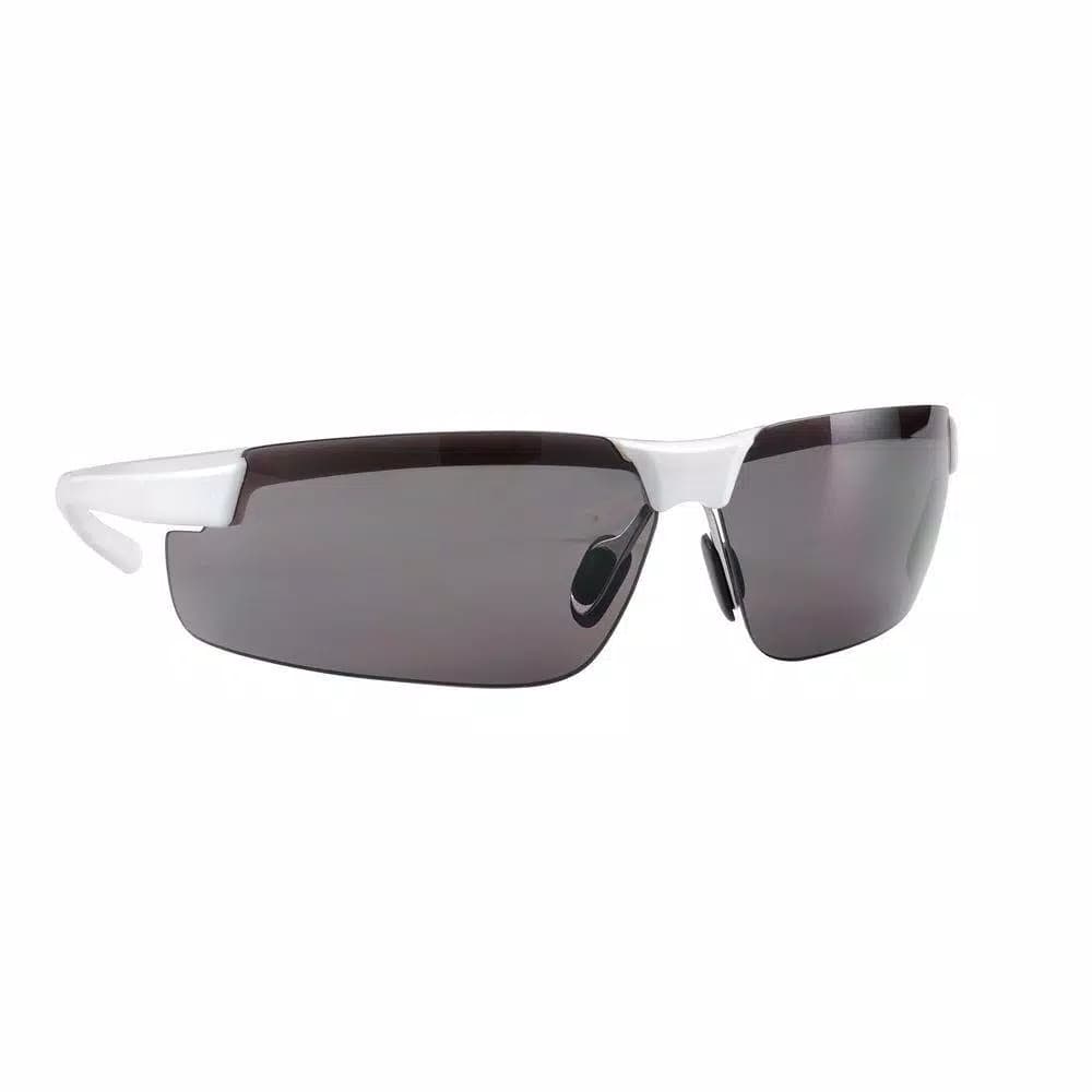 3M Performance Safety Eyewear, White Metallic Frame with Gray Anti-Fog Lens, Ultra-Comfort Design (4-Pack)
