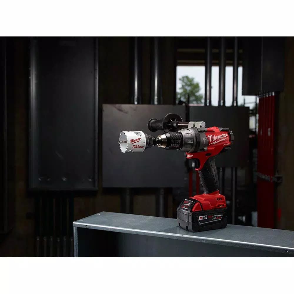 Milwaukee Hole Dozer 15-Piece Bi-Metal Hole Saw Kit with Rip Guard and Plug Jack