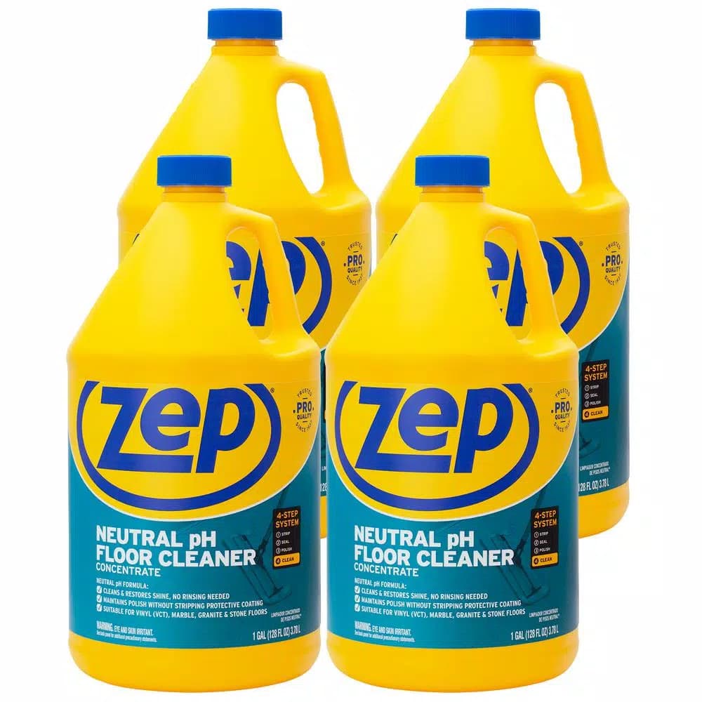 Zep Neutral pH Floor Cleaner, 1 Gallon (Case of 4)