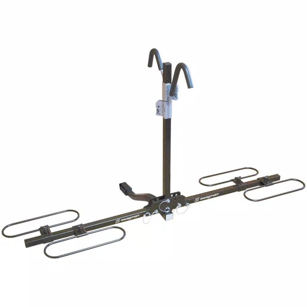 Swagman XC2 Platform Hitch Bike Rack - Carries 2 Bikes, 20-29 inch Wheels, 1-1/4 in. & 2 in. Hitch Receivers