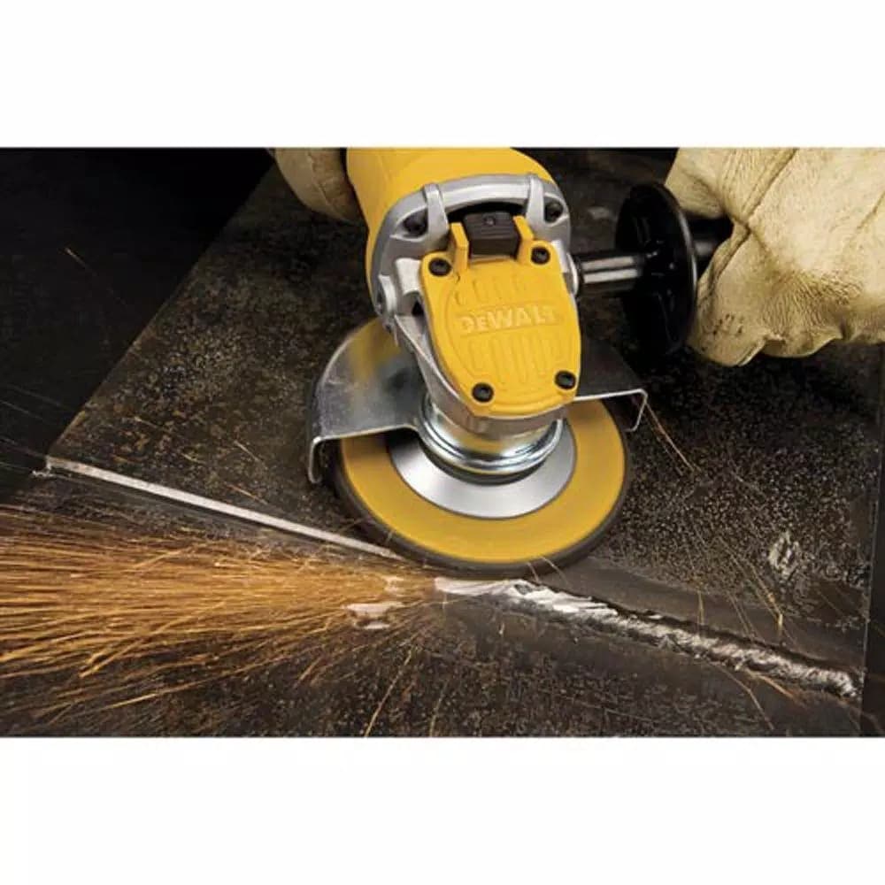 DEWALT DWE4120 9-Amp 4-1/2 in. Corded Small Angle Grinder with Paddle Switch