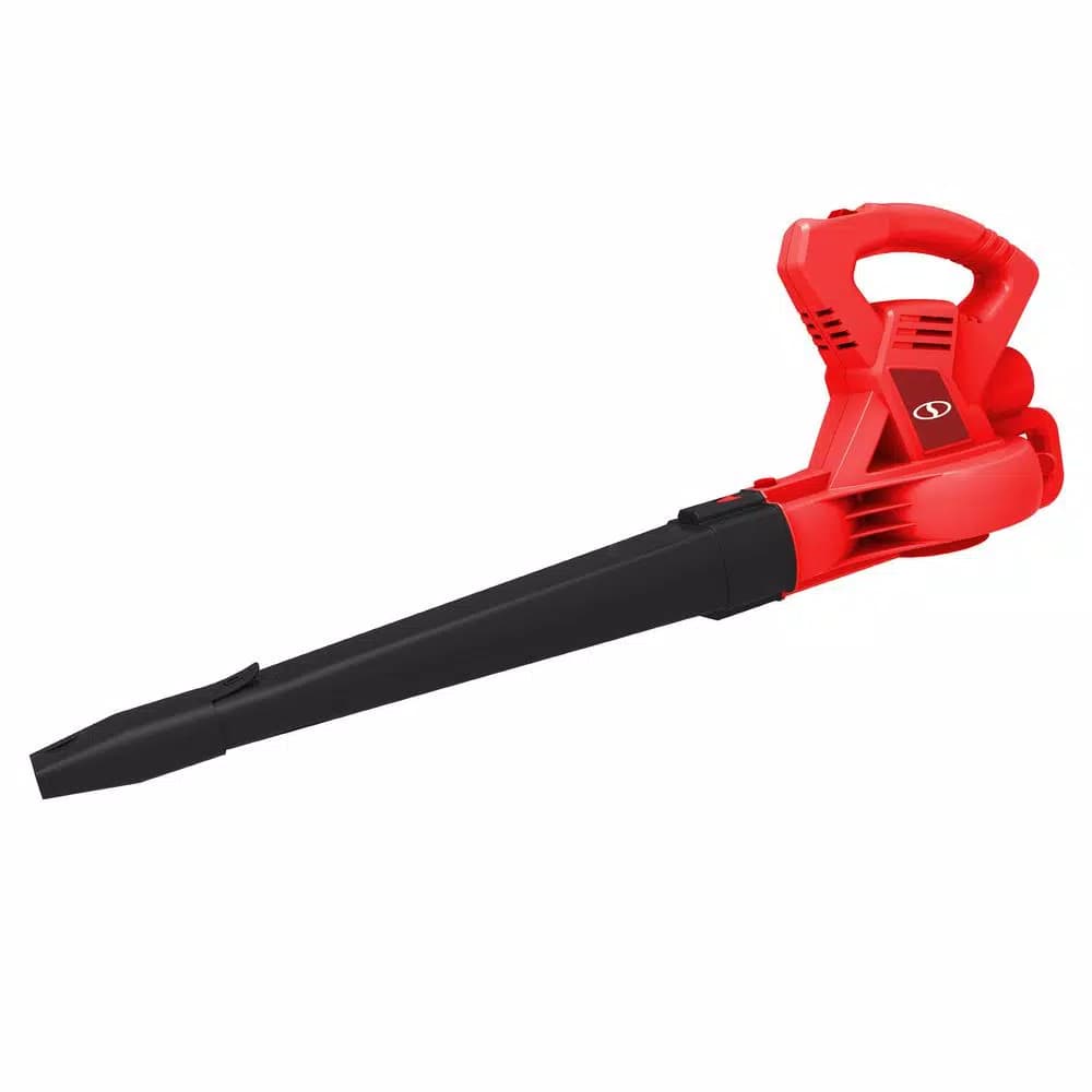 Sun Joe 10 Amp Electric Handheld Leaf Blower, 215 MPH, 240 CFM, 2-Speed, Red