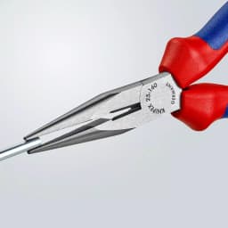 KNIPEX 6 in. Long Nose Pliers with Cutter and Comfort Grip Handles thumbnail 5