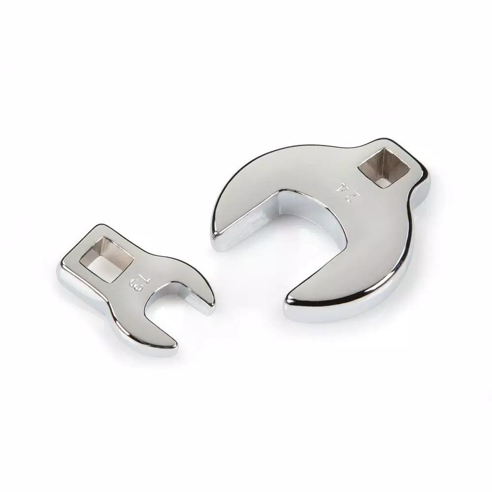 TEKTON 10-Piece 3/8 in. Drive Metric Crowfoot Wrench Set, 10-24 mm