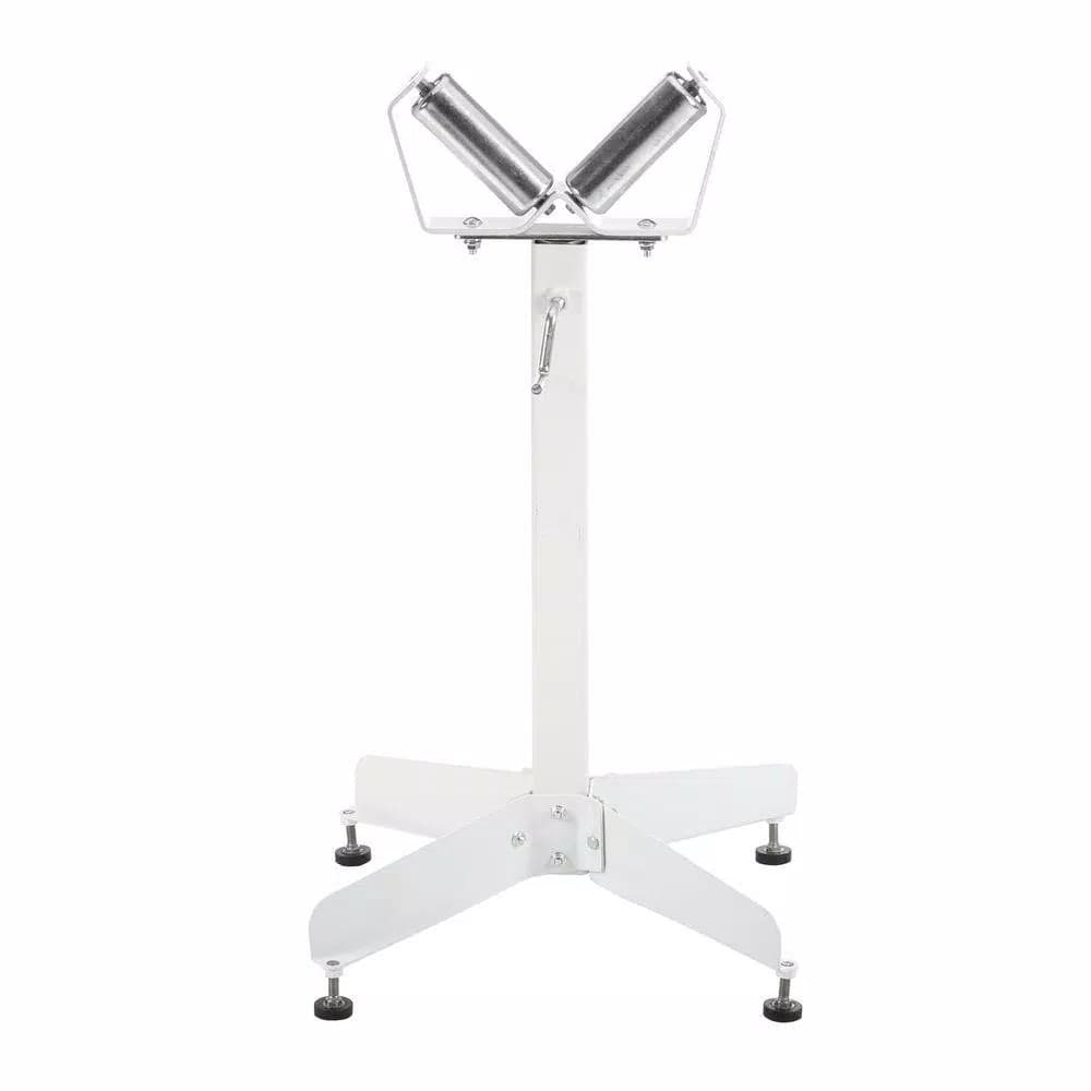 HTC Heavy Duty Adjustable V-Roller Pipe Stand, 500 lb. Capacity, 26.5-43.5 in.