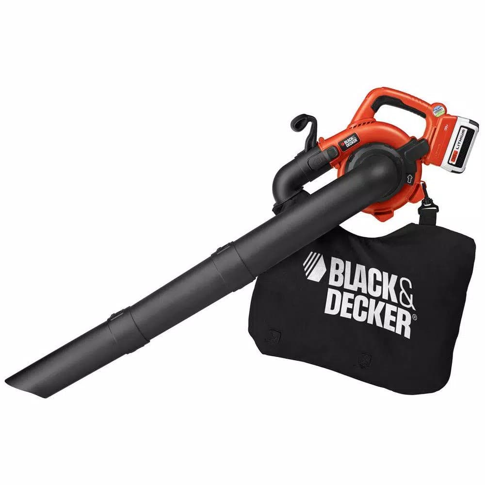 BLACK+DECKER 40V MAX Cordless Handheld Leaf Sweeper and Vacuum with 1.5 Ah Battery and Charger