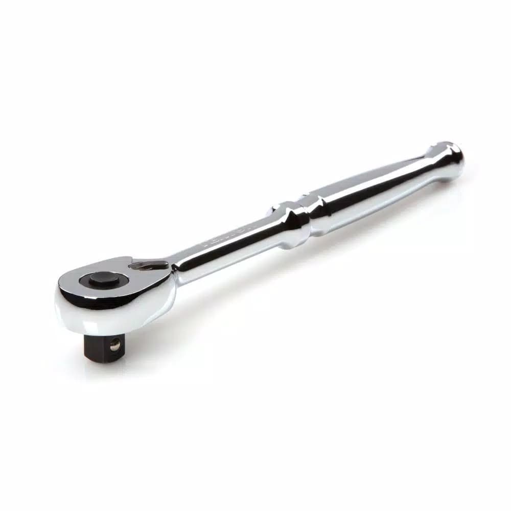 Tekton 3/8 in. Drive x 8 in. Quick-Release Ratchet, 90-Tooth Ultra-Compact Design