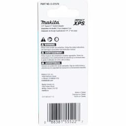 Makita ImpactXPS 1/4 in. Square 2 in. Socket Adapter for High-Torque Impact Drivers thumbnail 4