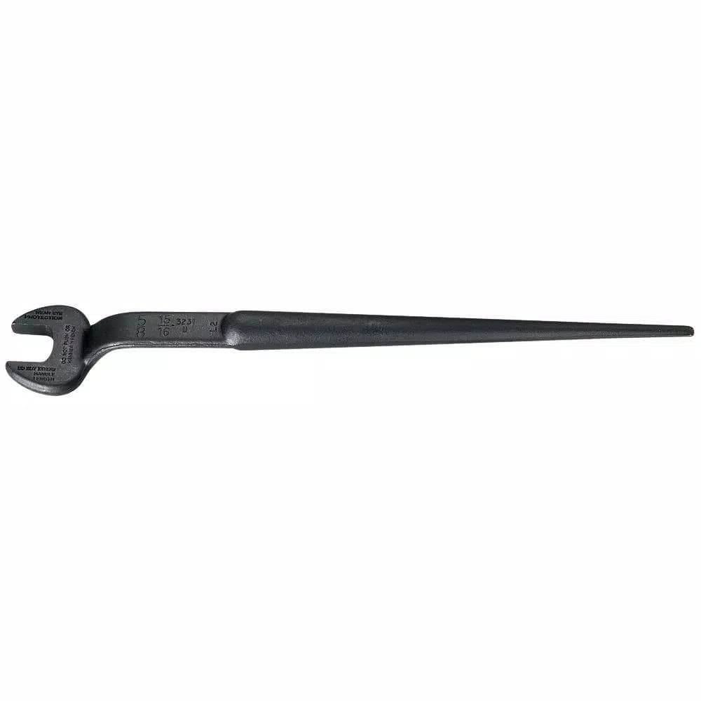 Klein Tools 3/4 in. Erection Wrench for U.S. Regular Nut, 1-1/8 in. Nominal Opening