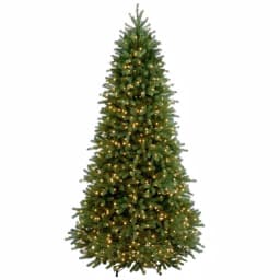 National Tree Company 7.5 ft. Feel Real Jersey Fraser Slim Fir Artificial Christmas Tree with 800 Clear Warm Lights thumbnail 1