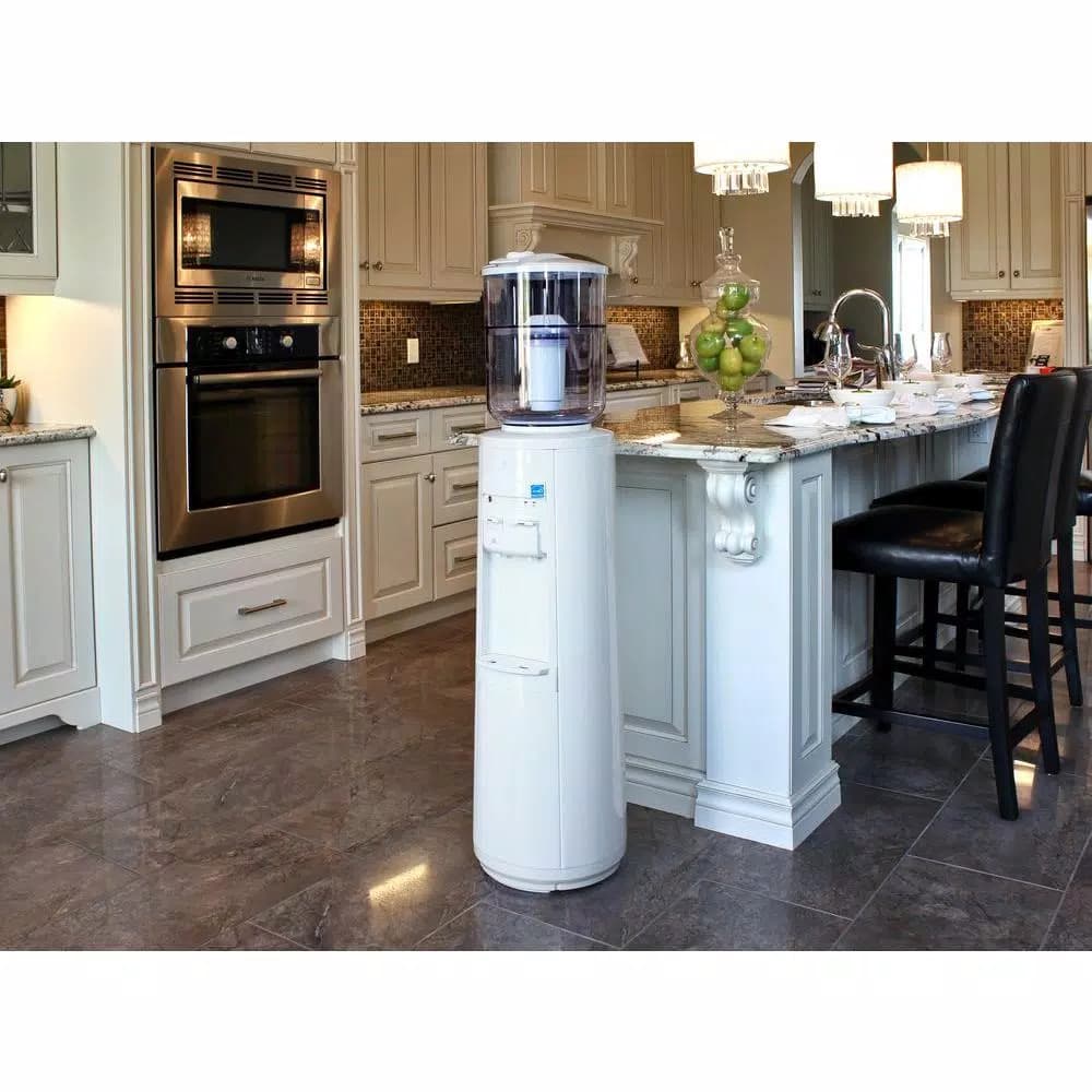 Vitapur ENERGY STAR Top Loading Water Cooler Dispenser with Kettle Feature, Hot/Room/Cold