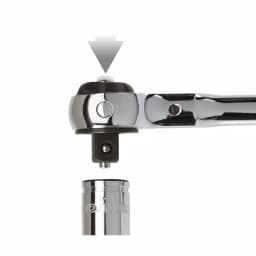 TEKTON 1/2 in. Drive 12 in. Swivel Head Ratchet, 72-Tooth thumbnail 6